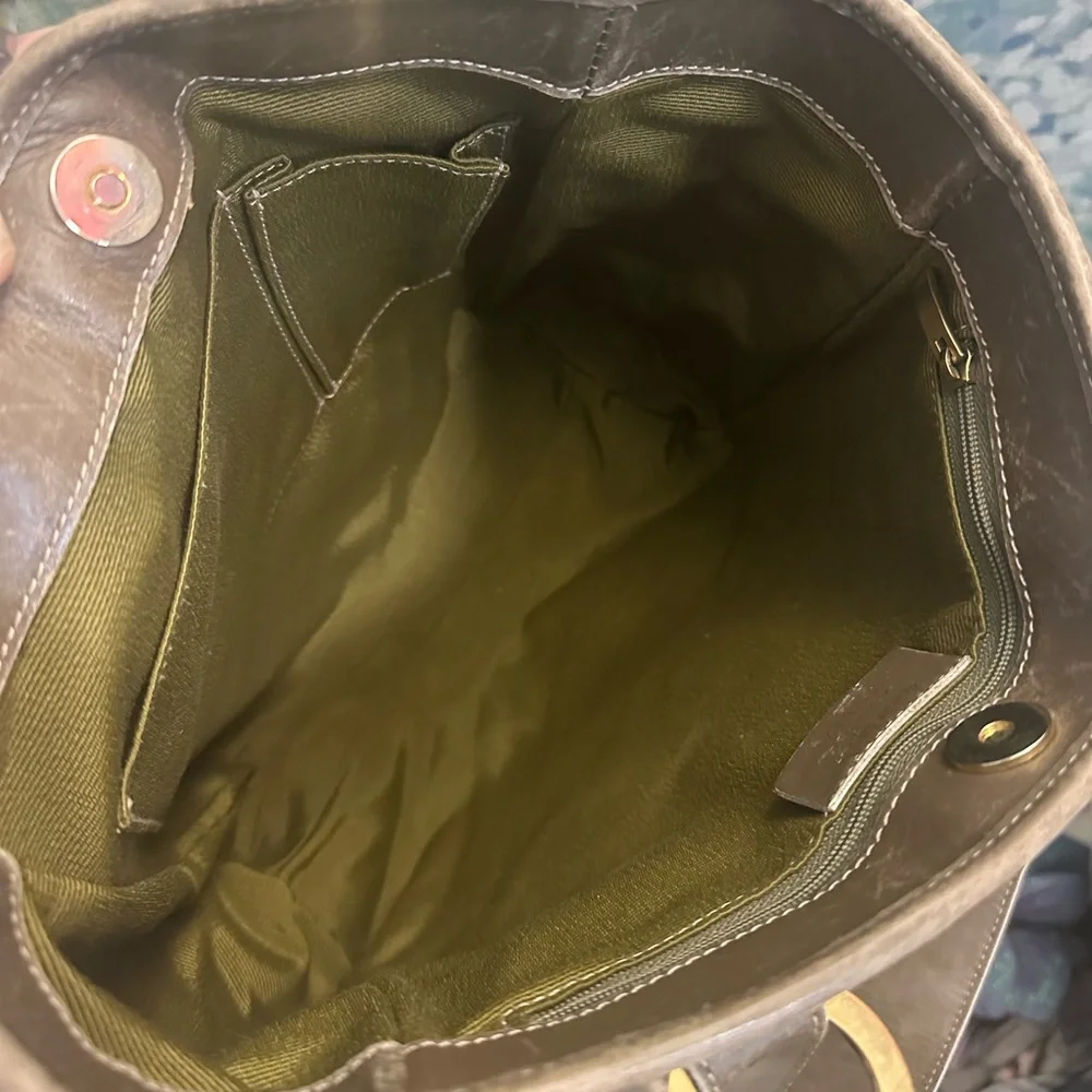 Salvatore Ferragamo Gancini Canvas Tote - Picture 6 of 10